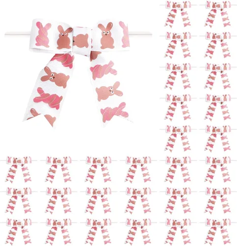 Vista 9 de Meseey 30 lazos de cinta impresos de baloncesto de 3 pulgadas, lazos pequeños para envolver regalos, baby shower, boda, recuerdos de fiesta, cake