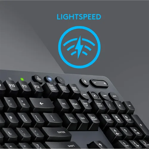 Vista 3 de Logitech G 613 LIGHTSPEED Teclado mecánico inalámbrico para juegos multihost de 24 GHz conectividad Blutooth - Negro