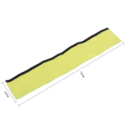 Vista 4 de Funda para manija de barra de parachoques, 28.7 x 5.5 pulgadas, funda de manillar de tela para cochecito, funda de manillar de tela a prueba