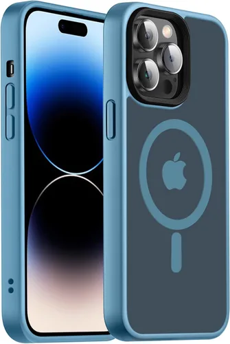 Vista 26 de Funda magnética para iPhone Air con protector de lente de cámara, protección grado militar de 10 pies, compatible con funda MagSafe Slim para iPhone