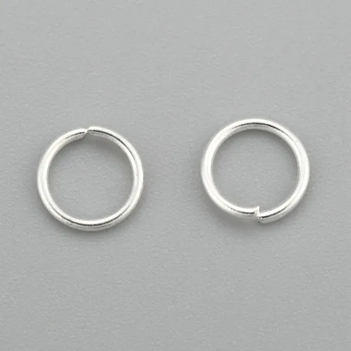 Vista 48 de HDSupplies 100 piezas - 4mm de argollas de acero inoxidable 304 de tono negro - Calibre 22 (espesor de 0.6mm)