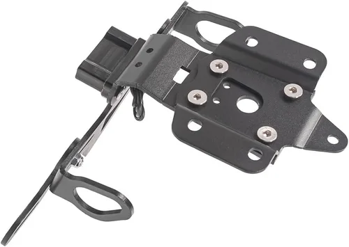 Vista 6 de Motorcycle License Plate Holder Bracket Aluminum Tail Tidy Fender Eliminator Kit for MT07/FZ07 2014-2020 (Black)