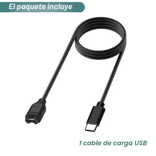 Vista 6 de Cable de carga Kissmart para reloj Garmin