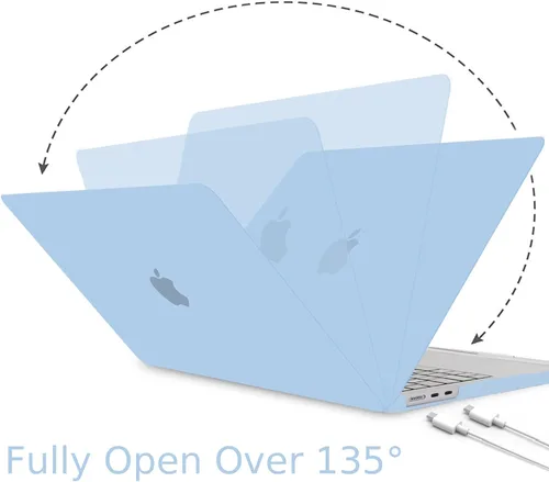 Vista 4 de B BELK Funda compatible con MacBook Air de 15 pulgadas 2025 2024 2023 Release M4 M3 M2 A3241 A3114 A2941 Liquid Retina Display, carcasa rígida