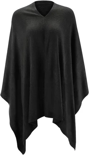 Vista 46 de Fomolom Ponchos para mujer, versátil, ligero, tejido sólido, chal envolvente, bufanda, accesorios para mujer