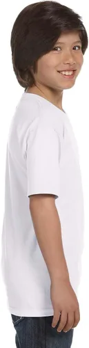 Vista 4 de Hanes Camiseta de manga corta Essentials para niños, paquete de 3 o 6