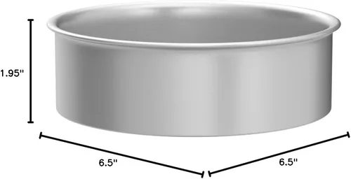Vista 12 de Molde redondo de aluminio para tartas, de Wilton, 6", Gris