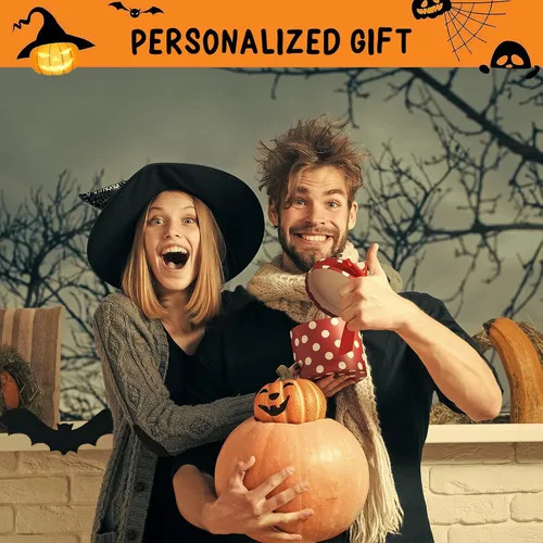Vista 7 de Manta de Halloween personalizada con nombre, mantas de Halloween personalizadas para niños, Halloween personalizada para niños y niñas, bonita manta