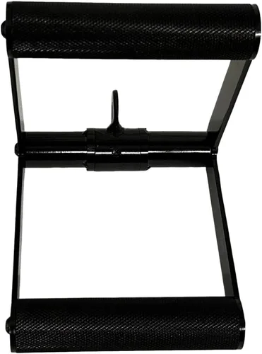 Vista 7 de qibylift Barra desplegable LAT, barra de presión recta giratoria en forma de V, cuerda de tríceps, accesorio de cable de mango de doble fila D