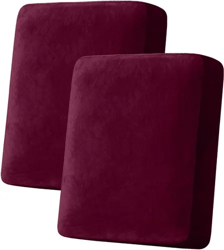 Vista 35 de Funda para Sofá de Terciopelo Elástico Funda de Cojín de Sofá 1 Pieza - Funda Elástica Lavable para Asiento o Respaldo, Fundas de Asiento para Sofás