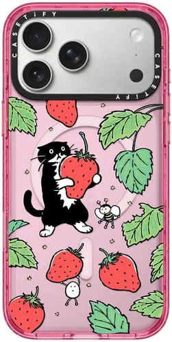 Vista 115 de CASETiFY Impact iPhone Air Case [Delgada/Compatible con Magsafe / 8.2 ft. Protección contra Caídas de Grado Militar 4X] - Lazos - Rosa Arcos