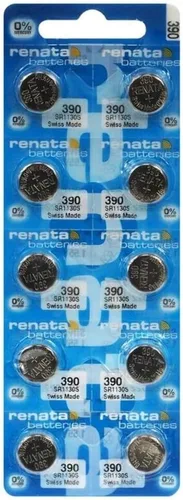 Vista 8 de Renata 390 SR1130SW Baterías – 1.55 V Óxido de Plata 390 Batería de reloj (2 unidades)