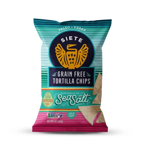 Vista 23 de Siete Chips de tortilla sin granos, sin gluten, aprobados por Whole30, paleo, vegano, sin OMG, chips de inmersión, 5 onzas (paquete de 3)