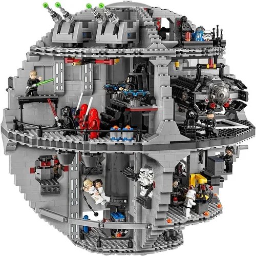 Vista 2 de Set de construcción LEGO Star Wars Death Star 75159 Estación Espacial con minifiguras de Star Wars para niños y adultos (4016 piezas)