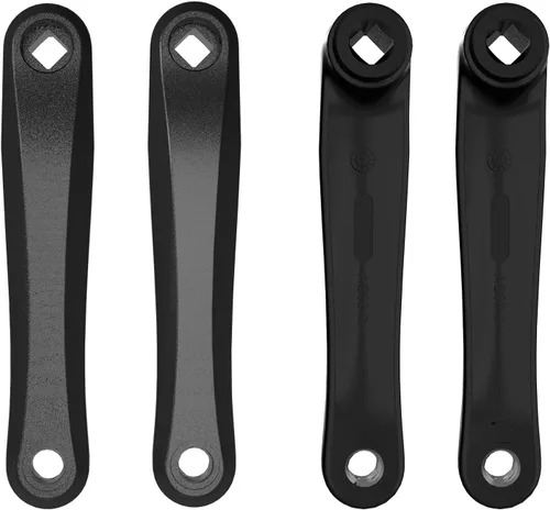 Vista 6 de BAFANG Brazo de manivela de 6.693 in bicicleta eléctrica agujero de diamante manivela motor medio bielas piezas esenciales accesorio motor medio