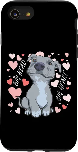 Vista 17 de iPhone 11 Pro Max Big Heart Pitbull Pibble Mom - Estuche de regalo