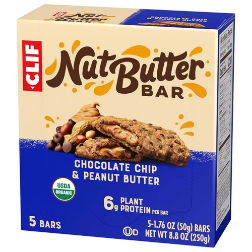 Vista 12 de CLIF - Barra de mantequilla de nuez – Barras energéticas rellenas de chispas de chocolate y mantequilla de maní – Sin OMG – Orgánico USDA – A base