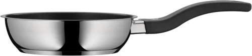 Vista 4 de WMF Devil - Sartén para lavado a mano, con revestimiento de teflón, platino, 7.9 in de diámetro, acero inoxidable Cromargan, apto para inducción
