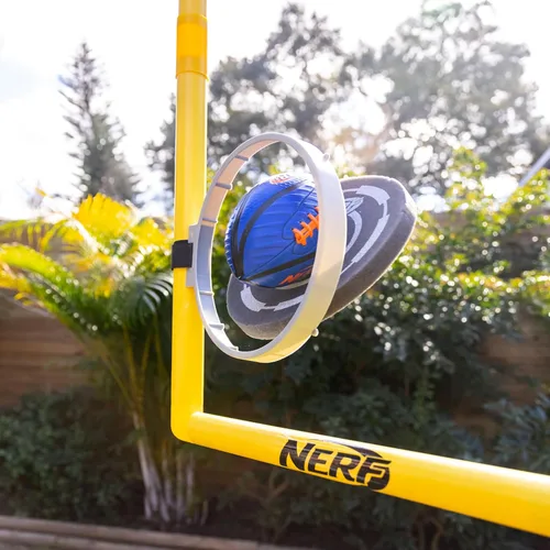 Vista 8 de Franklin Sports - Poste de portería de fútbol americano de acero auténtico de 8.5' x 5.5' - Poste para niños - Juego de postes de portería de fútbol