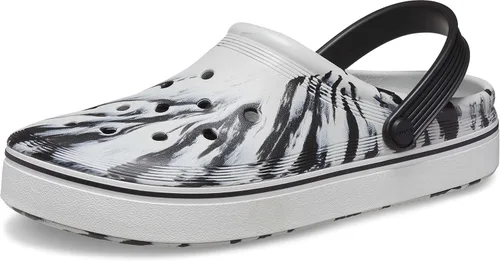 Vista 17 de Crocs Zuecos unisex para adultos con plataforma fuera de la cancha Azul marino