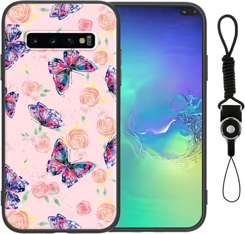 Vista 13 de Funda para teléfono Samsung S10 Plus (no Samsung S10), para Galaxy S10 Plus, diseño divertido de perro, estilo animal de dibujos animados