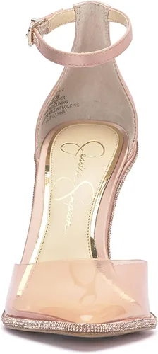 Vista 2 de Jessica Simpson Pemota - Zapatos de tacón alto con correa de tobillo para mujer