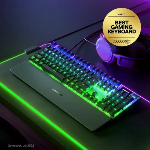 Vista 2 de SteelSeries Teclados mecánicos Apex 7 TKL, teclado mecánico