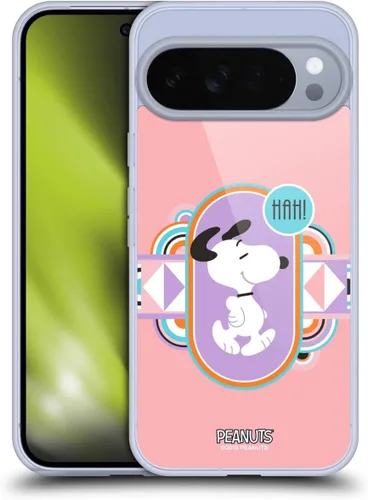 Vista 23 de Head Case Designs Snoopy Deco Dreams - Funda de gel con licencia oficial de Peanuts Blue Pattern [protección de grado militar] compatible con Google