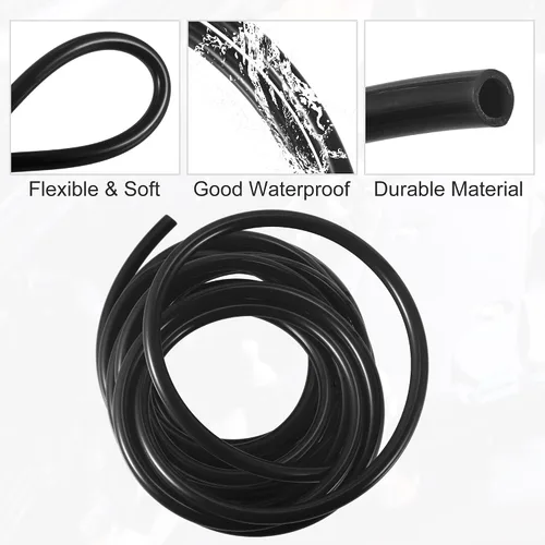 Vista 5 de X AUTOHAUX 0.31''x236'' 8mm x 6m Tubo Carburador Línea de Ventilación de Combustible Universal Línea de Gas Manguera de Gasolina Tubo para ATV Dirt