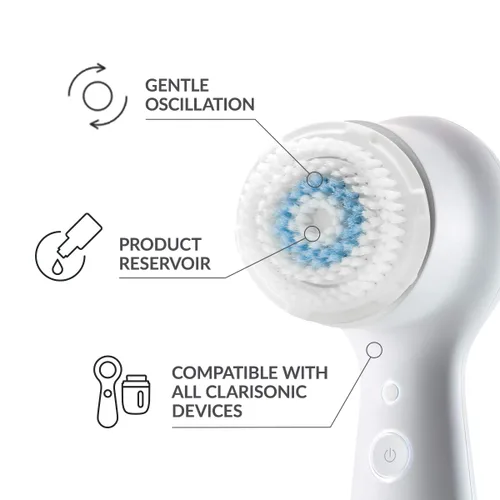 Vista 3 de Clarisonic Reemplazo de cabezal de cepillo de limpieza facial revitalizante inteligente