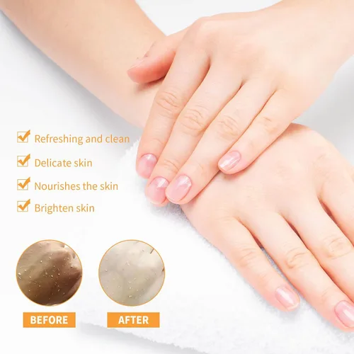 Vista 3 de Gel exfoliante Papaya Essence, limpieza profunda, exfoliación, hidratación de la piel, para un tono de piel aburrido y desigual, elimina