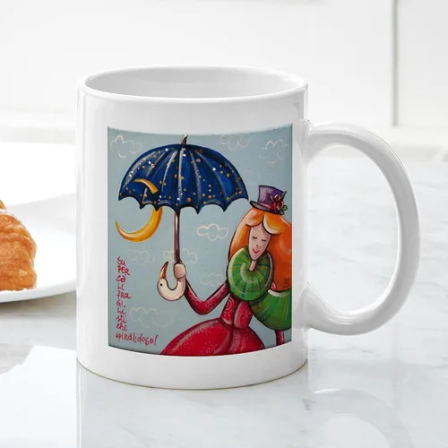 Vista 3 de CafePress Supercalifragilisticexpialidocious Taza de café de cerámica (11 oz (11.0 fl oz)