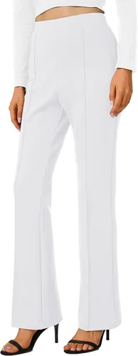 Vista 63 de Urban CoCo Pantalones de trabajo elásticos con corte de bota, pantalones de yoga pequeños para oficina casual