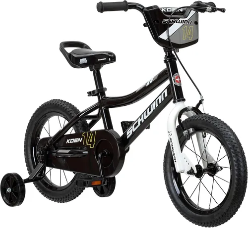 Vista 14 de Schwinn Elm y Koen Bicicleta o Bicicleta de Equilibrio, Bicicleta de 12-18 Pulgadas para Niños de 2-13 Años, Negro, Azul, Rojo, Verde Azulado, Rosa