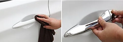 Vista 4 de 8 unidades ABS, cubierta elegante de manijas para puertas cromadas, para Hyundai Elantra