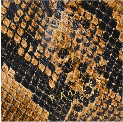 Vista 4 de RADLEY London Hillgate Place - Serpiente sintética - Bolso grande con parte superior abierta, Roble oscuro