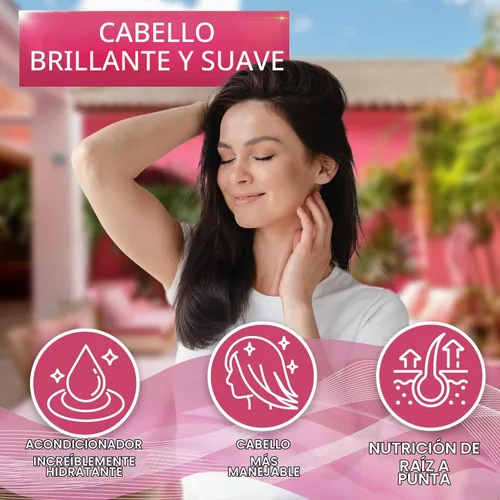 Vista 4 de Acondicionador de Vinagre de Sidra de Manzana - Sin Sulfatos, Parabenos y Siliconas - Para Cabello Seco, Dañado y Graso - Producto Anticaspa