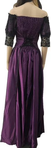 Vista 3 de Vestido de gala rococó de Marie Antoinette para mujer, vestido gótico victoriano
