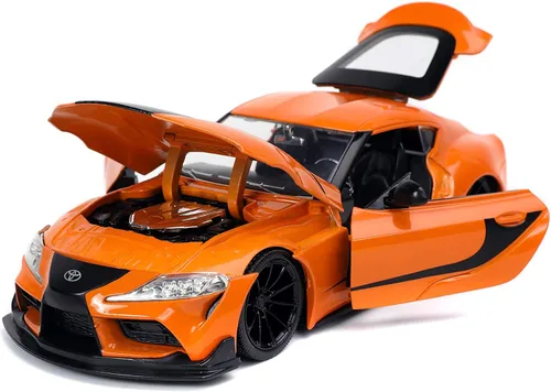 Vista 5 de Jada Fast & Furious F9 1:24 2020 Toyota Supra - Auto fundido a presión, juguetes para niños y adultos