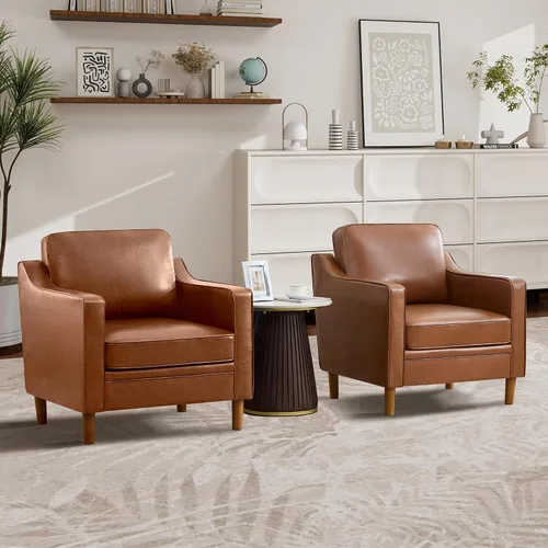 Vista 59 de Kingfun Sofá en Forma de L de 88", Sofá Seccional de Chenilla, Sofás Modernos de Mediados de Siglo con Marco de Madera Maciza para Sala de Estar