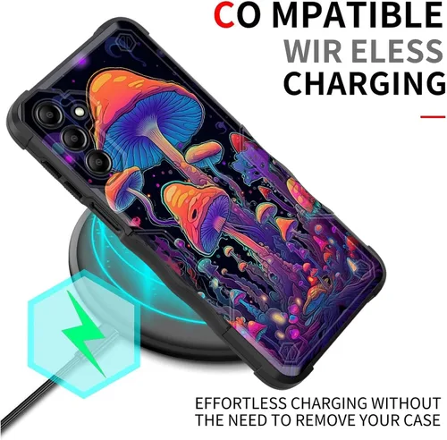 Vista 805 de Funda para Galaxy A14 5G, [Doble Capa][Protección contra Caídas de Grado Militar de 10 Pies] [Antideslizante] Funda Resistente a Prueba de Golpes