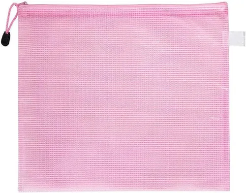 Vista 6 de Carteras de plástico A3 con cierre de cremallera, de malla, para documentos, carpetas de documentos, bolsillos de plástico, con cremallera, para Azul