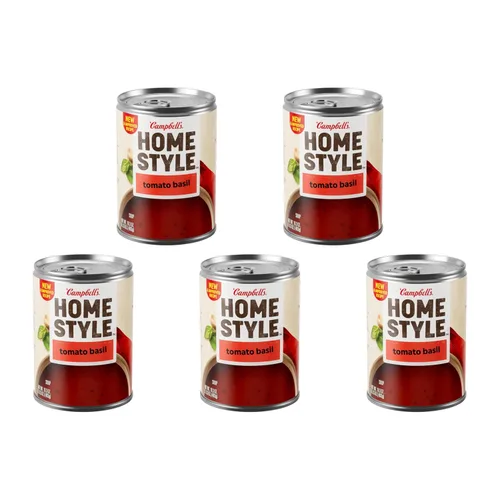 Vista 8 de Sopa de Tomate con Albahaca del Estilo Casero de Campbell's, Lata de 16.3 OZ