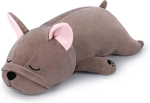 Vista 11 de Peluche de perro salchicha grande de 19 pulgadas, lindo peluche de perro Weiner, juguete de peluche de perro salchicha grande, lindo animal