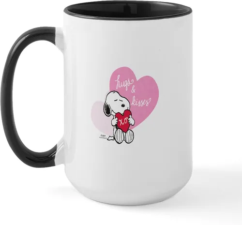 Vista 179 de CafePress SNOOPY Joe Cool - Taza de café de cerámica (15.0 fl oz)