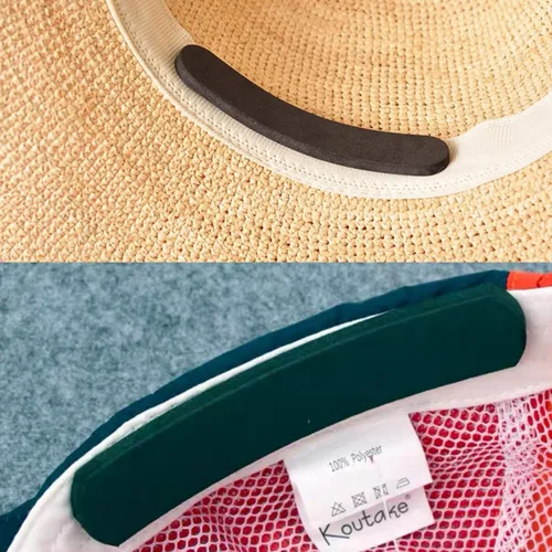 Vista 4 de monochef 30 piezas de cinta reductora de tamaño de sombrero, insertos de cinta de forro de espuma reductora de tamaño de cinta autoadhesiva para 30