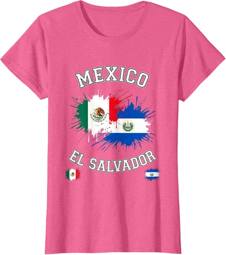 Vista 99 de Camiseta de recuerdo de la bandera vintage de El Salvador de México