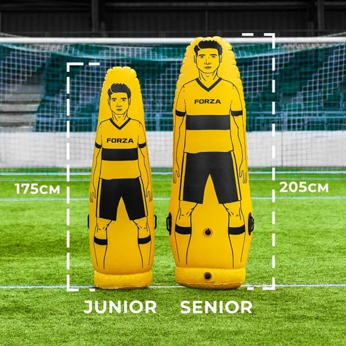 Vista 3 de FORZA Maniquí de aire de fútbol profesional (Junior y Senior) Maniquíes inflables de entrenamiento de tiro libre de fútbol Paquete de 1, 3 o 5