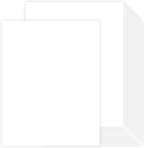 Vista 12 de 30 hojas de cartulina negra de 8.5 x 11 pulgadas, 67 lb/180 gsm, papel de cartulina de colores premium para fabricación de tarjetas para niños