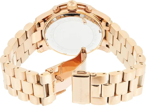 Vista 2 de Michael Kors Reloj Runway MK5128 en color oro rosa para mujer
